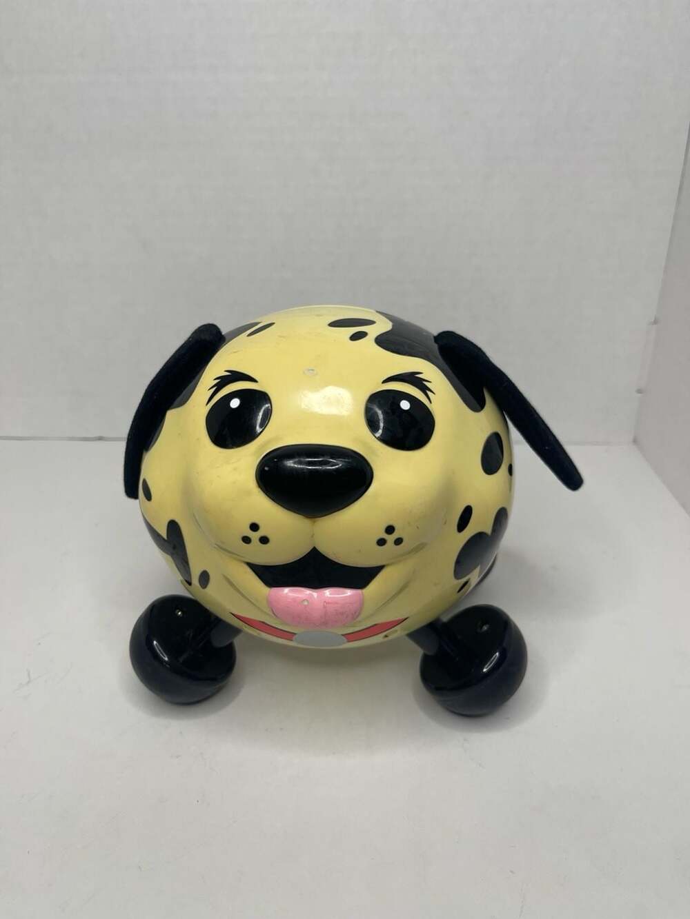 RARE Kid Galaxy 2009 Dalmatian Dog Rolling Bumper Toy Works!